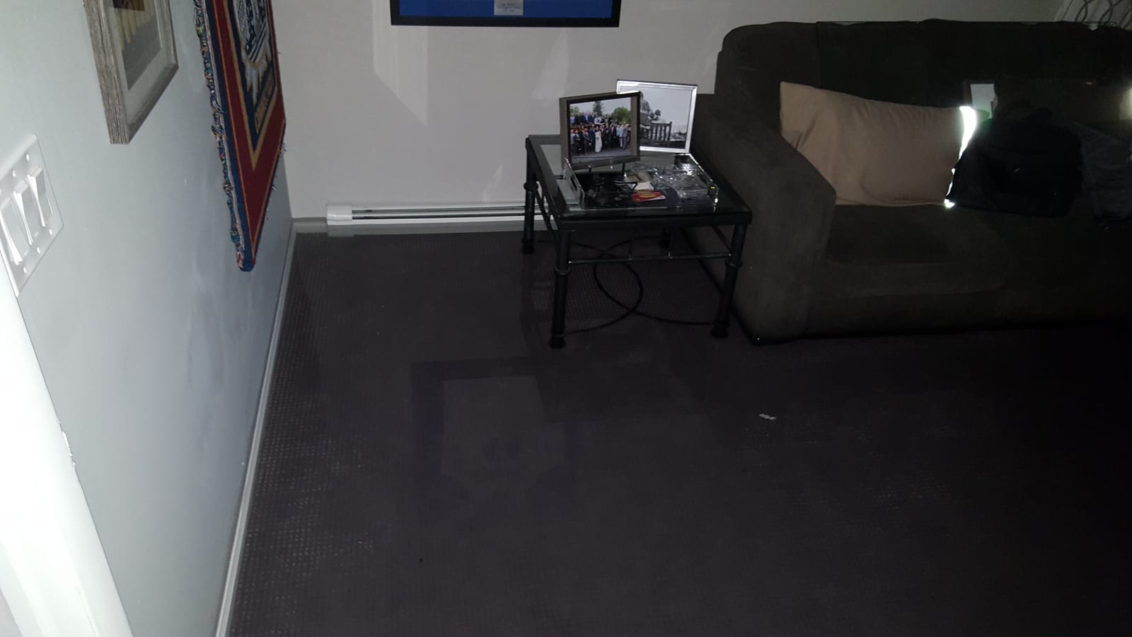 Finished basement flooded with sewage backup in Scarsdale NY